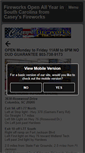 Mobile Screenshot of caseysfireworks.com